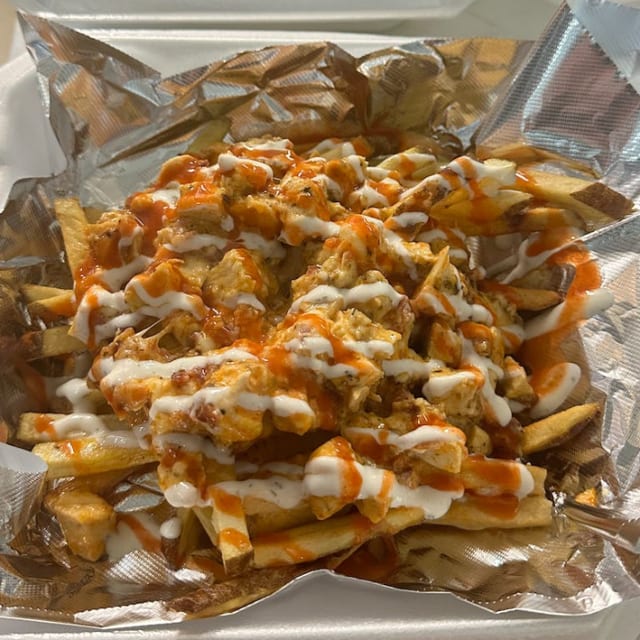 Loaded Buffalo Fries.